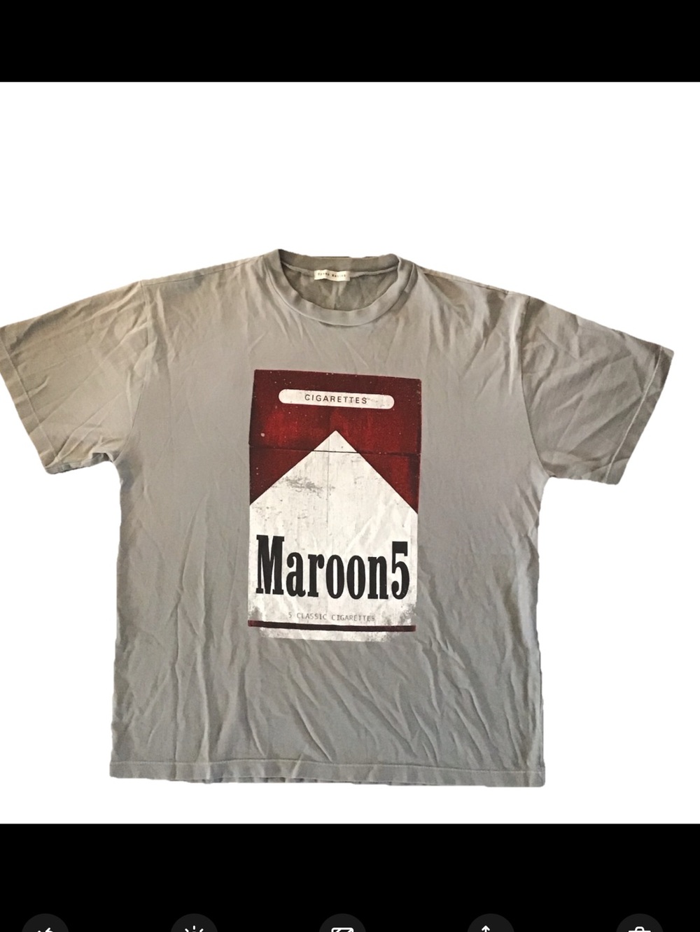 NWOT Maroon 5 Graphic Ringspun Band Tee (M)